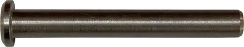Bolzen aus Metall mit einem flachen Kopf, geeignet als Türbeschlag. Produkte der Marke Wolf bieten Funktionalität in verschiedenen Anwendungen.